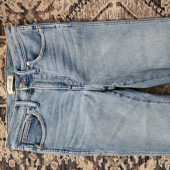 Madewell 10" High-rise Skinny Light Blue Jeans - Picture 4 of 11